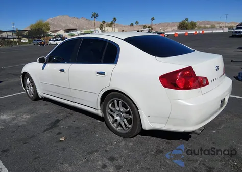 2005 Infiniti G35 z USA, uszkodzony, nr VIN JNKCV51EX5M215311